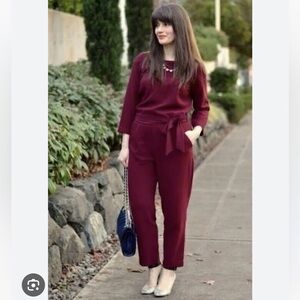 Madewell Burgundy jumpsuit - NWT